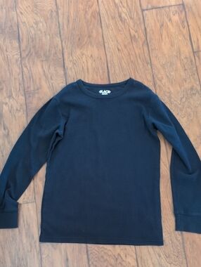 The Children's Place Black Long-Sleeve Thermal Tee